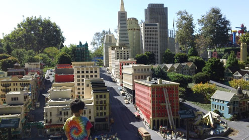 Entirely built with legos!